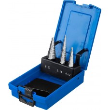 ЗУБР 3 шт., Р6М5, набор ступенчатых сверл 29670-3-20-H3_z01 Профессионал ЗУБР 3 шт., Р6М5, набор ступенчатых сверл 29670-3-20-H3_z01 Профессионал