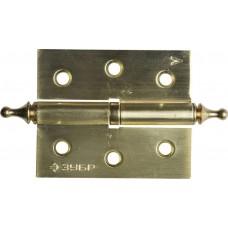 ЗУБР 75 x 63 x 2.5 мм, 2 шт., 1 подшипник, цвет матовая латунь (SB), левая, с крепежом, петля дверная разъемная 37605-075-3L Эксперт ЗУБР 75 x 63 x 2.5 мм, 2 шт., 1 подшипник, цвет матовая латунь (SB), левая, с крепежом, петля дверная разъемная 37605-075-3L Эксперт