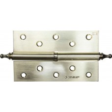 ЗУБР 125 x 75 x 2.5 мм, 2 шт., 1 подшипник, цвет матовая латунь (SB), правая, с крепежом, петля дверная разъемная 37605-125-3R Эксперт ЗУБР 125 x 75 x 2.5 мм, 2 шт., 1 подшипник, цвет матовая латунь (SB), правая, с крепежом, петля дверная разъемная 37605-125-3R Эксперт