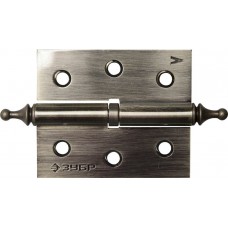 ЗУБР 75 x 63 x 2.5 мм, 2 шт., 1 подшипник, цвет старая латунь (АВ), левая, с крепежом, петля дверная разъемная 37605-075-5L Эксперт ЗУБР 75 x 63 x 2.5 мм, 2 шт., 1 подшипник, цвет старая латунь (АВ), левая, с крепежом, петля дверная разъемная 37605-075-5L Эксперт