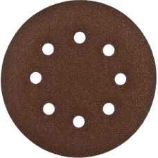 ЗУБР 150 мм, 8 отв., Р80, 5 шт., круги шлифовальные из абразивной бумаги 35350-150-080 Стандарт ЗУБР 150 мм, 8 отв., Р80, 5 шт., круги шлифовальные из абразивной бумаги 35350-150-080 Стандарт