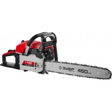 ЗУБР 2.1 кВт/2.86 л.с, 450 мм, пила цепная бензиновая ПБЦ-М560 45П Мастер ЗУБР 2.1 кВт/2.86 л.с, 450 мм, пила цепная бензиновая ПБЦ-М560 45П Мастер