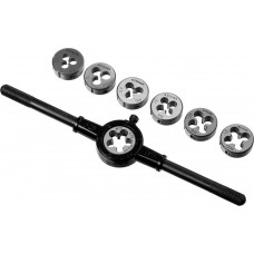 STAYER 8 предметов, набор плашек и плашкодержатель MASTER 28015-H8_z01 STAYER 8 предметов, набор плашек и плашкодержатель MASTER 28015-H8_z01