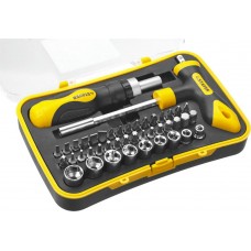 STAYER 43 шт., отвертка реверсивная в наборе с битами и торцевыми головками Hercules 25084-H43 STAYER 43 шт., отвертка реверсивная в наборе с битами и торцевыми головками Hercules 25084-H43