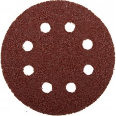 ЗУБР 8 отв., Р40, 125 мм, 5 шт., круг шлифовальный универсальный, абразивная бумага на велкро основе 35562-125-040 Мастер ЗУБР 8 отв., Р40, 125 мм, 5 шт., круг шлифовальный универсальный, абразивная бумага на велкро основе 35562-125-040 Мастер