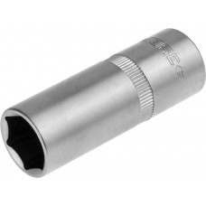 ЗУБР 1/2", 16 мм, Cr-V сталь, хромированная, торцовая головка свечная 27728-16 ЗУБР 1/2", 16 мм, Cr-V сталь, хромированная, торцовая головка свечная 27728-16