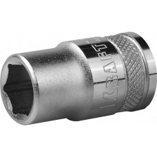 KRAFTOOL 1/2", 12 мм, Cr-V сталь, хромированная, торцовая головка 27805-12_z01 KRAFTOOL 1/2", 12 мм, Cr-V сталь, хромированная, торцовая головка 27805-12_z01