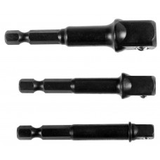 KRAFTOOL 3 шт, Набор адаптеров для торцовых головок (26775-H3) KRAFTOOL 3 шт, Набор адаптеров для торцовых головок (26775-H3)