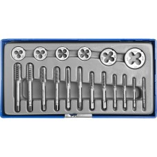 ЗУБР 18 предметов, 9ХС, набор метчиков и плашек в пластиковом боксе 28120-H18 ЗУБР 18 предметов, 9ХС, набор метчиков и плашек в пластиковом боксе 28120-H18