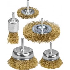 STAYER 5 шт., набор щеток-крацовок для дрели 35157-H5_z01 STAYER 5 шт., набор щеток-крацовок для дрели 35157-H5_z01