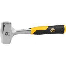 JCB 1.1 кг, цельнокованая, двухкомпонентная виброгасящая рукоятка, кувалда JHM007 JCB 1.1 кг, цельнокованая, двухкомпонентная виброгасящая рукоятка, кувалда JHM007
