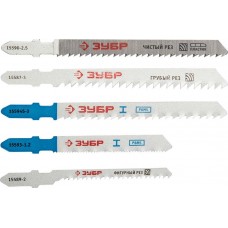 ЗУБР по дереву, металлу, цветному металлу, 10 шт., набор полотен для эл/лобзика, 15581-H10 ЗУБР по дереву, металлу, цветному металлу, 10 шт., набор полотен для эл/лобзика, 15581-H10