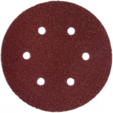 ЗУБР 6 отв., Р80, 150 мм, 5 шт., круг шлифовальный универсальный, из абразивной бумаги на велкро основе 35566-150-080 Мастер ЗУБР 6 отв., Р80, 150 мм, 5 шт., круг шлифовальный универсальный, из абразивной бумаги на велкро основе 35566-150-080 Мастер