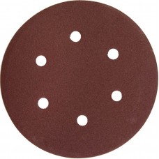 ЗУБР 6 отв., Р180, 150 мм, 5 шт., круг шлифовальный универсальный, из абразивной бумаги на велкро основе 35566-150-180 Мастер ЗУБР 6 отв., Р180, 150 мм, 5 шт., круг шлифовальный универсальный, из абразивной бумаги на велкро основе 35566-150-180 Мастер