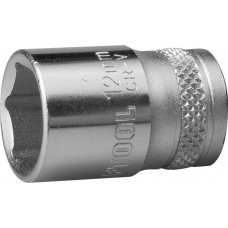 KRAFTOOL 1/4", 13 мм, Cr-V сталь, хромированная, торцовая головка 27815-13_z01 KRAFTOOL 1/4", 13 мм, Cr-V сталь, хромированная, торцовая головка 27815-13_z01