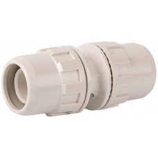 ЗУБР ШиреФит 26 мм, "штуцер с гайкой - штуцер с гайкой" соединитель 51490-26 ЗУБР ШиреФит 26 мм, "штуцер с гайкой - штуцер с гайкой" соединитель 51490-26