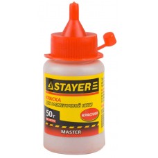 STAYER 50 гр., цвет красная, краска для малярных шнуров 0640-2_z01 STAYER 50 гр., цвет красная, краска для малярных шнуров 0640-2_z01