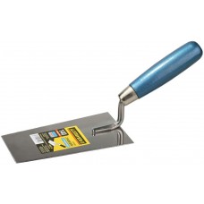 STAYER 140 мм, нержавеющее полотно, деревянная рукоятка, кельма «Трапеция» 0830-14 STAYER 140 мм, нержавеющее полотно, деревянная рукоятка, кельма «Трапеция» 0830-14