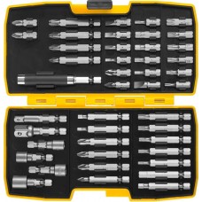 STAYER 44 предмета, в ударопрочном компактном боксе, набор бит, головок и адаптеров 26135-H44 STAYER 44 предмета, в ударопрочном компактном боксе, набор бит, головок и адаптеров 26135-H44