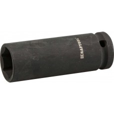 KRAFTOOL 1/2", 19 мм, Cr-Mo сталь, фосфатированная, торцовая головка ударная удлиненная 27942-19_z01 KRAFTOOL 1/2", 19 мм, Cr-Mo сталь, фосфатированная, торцовая головка ударная удлиненная 27942-19_z01