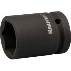 KRAFTOOL 3/4", 24 мм, Cr-Mo сталь, фосфатированная, торцовая головка ударная 27945-24_z01 KRAFTOOL 3/4", 24 мм, Cr-Mo сталь, фосфатированная, торцовая головка ударная 27945-24_z01