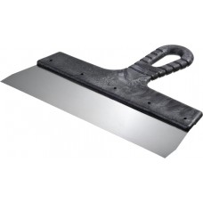 СИБИН 250 мм, нержавеющая полотно, пластмассовая рукоятка, шпатель фасадный 10079-250_z01 СИБИН 250 мм, нержавеющая полотно, пластмассовая рукоятка, шпатель фасадный 10079-250_z01