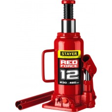 STAYER 12 т, 230-465 мм, домкрат бутылочный гидравлический RED FORCE 43160-12_z01 Professional STAYER 12 т, 230-465 мм, домкрат бутылочный гидравлический RED FORCE 43160-12_z01 Professional