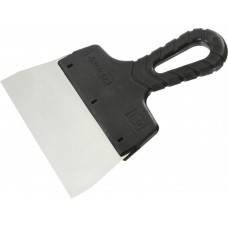 STAYER 150 мм, нержавеющая полотно, пластмассовая рукоятка, шпатель фасадный 1008-15 STAYER 150 мм, нержавеющая полотно, пластмассовая рукоятка, шпатель фасадный 1008-15