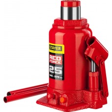 STAYER 25 т, 240-375 мм, домкрат бутылочный гидравлический RED FORCE 43160-25_z01 Professional STAYER 25 т, 240-375 мм, домкрат бутылочный гидравлический RED FORCE 43160-25_z01 Professional