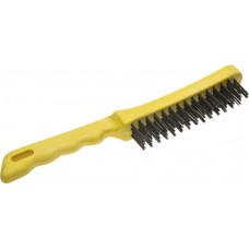STAYER 4 ряда, пластмассовая рукоятка, стальная, щетка проволочная 35015-4 STAYER 4 ряда, пластмассовая рукоятка, стальная, щетка проволочная 35015-4