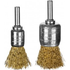 ЗУБР 2 шт, латунированная проволока, набор щеток кистевых для дрели 3532-H2_z02 ЗУБР 2 шт, латунированная проволока, набор щеток кистевых для дрели 3532-H2_z02