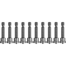 ЗУБР PH2, 50 мм, 10 шт., бита с ограничителем МАСТЕР 26002-2-50-10 ЗУБР PH2, 50 мм, 10 шт., бита с ограничителем МАСТЕР 26002-2-50-10