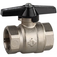 ЗУБР Ø 1", ручка "бабочка", кран шаровой полнопроходной "мама-мама" 4-51323-C-1 ЗУБР Ø 1", ручка "бабочка", кран шаровой полнопроходной "мама-мама" 4-51323-C-1