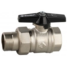 ЗУБР Ø 1", ручка "бабочка", кран шаровой полнопроходной "мама-папа" 4-51327-C-1 ЗУБР Ø 1", ручка "бабочка", кран шаровой полнопроходной "мама-папа" 4-51327-C-1