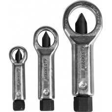 STAYER 3 шт, набор съемников стальных для прикипевших гаек 43213-H3 STAYER 3 шт, набор съемников стальных для прикипевших гаек 43213-H3