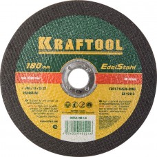 KRAFTOOL 180x1.6x22.23 мм, круг отрезной, круг по нержавеющей стали для УШМ 36252-180-1.6 KRAFTOOL 180x1.6x22.23 мм, круг отрезной, круг по нержавеющей стали для УШМ 36252-180-1.6