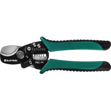 KRAFTOOL 168 мм, до 11 мм, кабелерез со съемником изоляции RC-11 22696-2 KRAFTOOL 168 мм, до 11 мм, кабелерез со съемником изоляции RC-11 22696-2