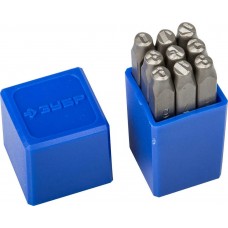 ЗУБР высота буквы 5 мм, Cr-V сталь, клейма штамповочные 21501-05_z01 Профессионал ЗУБР высота буквы 5 мм, Cr-V сталь, клейма штамповочные 21501-05_z01 Профессионал