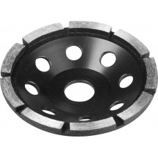 ЗУБР 115 мм, L- 22.2 мм, алмазная, сегментная, однорядная, чашка 33373-115 Профессионал ЗУБР 115 мм, L- 22.2 мм, алмазная, сегментная, однорядная, чашка 33373-115 Профессионал