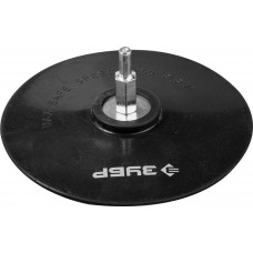 ЗУБР d=125 мм, на липучке, тарелка опорная для дрели 3577-125 ЗУБР d=125 мм, на липучке, тарелка опорная для дрели 3577-125