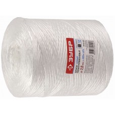 ЗУБР 400 м, 2.0 мм, 22 кгс, 1.6 ктекс, белый, шпагат полипропиленовый 50100-400 ЗУБР 400 м, 2.0 мм, 22 кгс, 1.6 ктекс, белый, шпагат полипропиленовый 50100-400