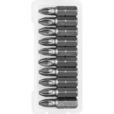 ЗУБР PZ2, 25 мм, 10 шт., биты кованые МАСТЕР 26003-2-25-10 ЗУБР PZ2, 25 мм, 10 шт., биты кованые МАСТЕР 26003-2-25-10