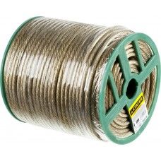 STAYER 8 мм, 100 м, трос стальной в полимерной оболочке 30410-80 STAYER 8 мм, 100 м, трос стальной в полимерной оболочке 30410-80