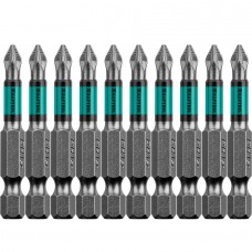 KRAFTOOL PZ1, 50 мм, 10 шт., Cr-Mo сталь, набор бит Optimum Line 26124-1-50-10