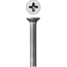 ЗУБР M4 x 25 мм, 5 кг, потайная головка, винт DIN 965 303110-04-025 ЗУБР M4 x 25 мм, 5 кг, потайная головка, винт DIN 965 303110-04-025