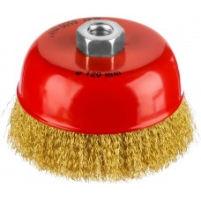 MIRAX Ø 125 мм, проволока 0.3 мм, щетка чашечная для УШМ 35142-125 MIRAX Ø 125 мм, проволока 0.3 мм, щетка чашечная для УШМ 35142-125