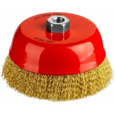 MIRAX Ø 150 мм, проволока 0.3 мм, щетка чашечная для УШМ 35142-150 MIRAX Ø 150 мм, проволока 0.3 мм, щетка чашечная для УШМ 35142-150