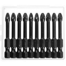 ЗУБР PZ2, 50 мм, 10 шт., кованые биты Pozidrive 26023-2-50-S10 ЗУБР PZ2, 50 мм, 10 шт., кованые биты Pozidrive 26023-2-50-S10