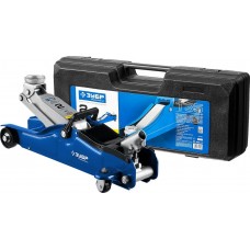 ЗУБР 2т, 85-330 мм, домкрат гидравлический подкатной в кейсе T35 43056-2-K Профессионал ЗУБР 2т, 85-330 мм, домкрат гидравлический подкатной в кейсе T35 43056-2-K Профессионал