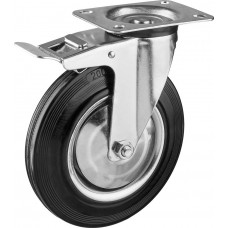 ЗУБР 200 мм, 185 кг, колесо поворотное c тормозом 30936-200-B Профессионал ЗУБР 200 мм, 185 кг, колесо поворотное c тормозом 30936-200-B Профессионал